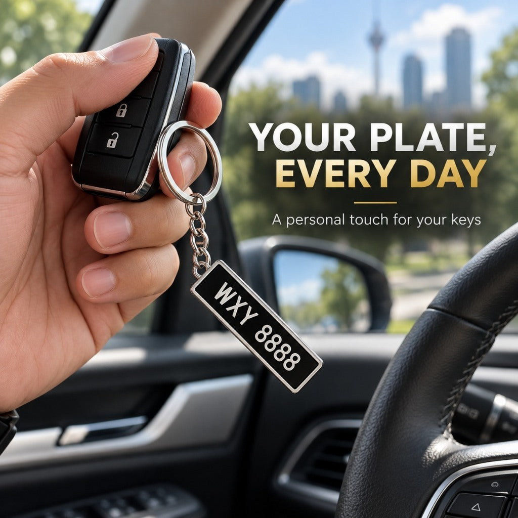 Custom car plate keychain - Shopee product photo 6